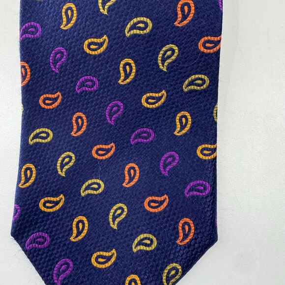 Paul Frederick - Men’s 100% Silk Neck Tie Lot of 2 Italian Silk Made USA - Picture 2 of 5